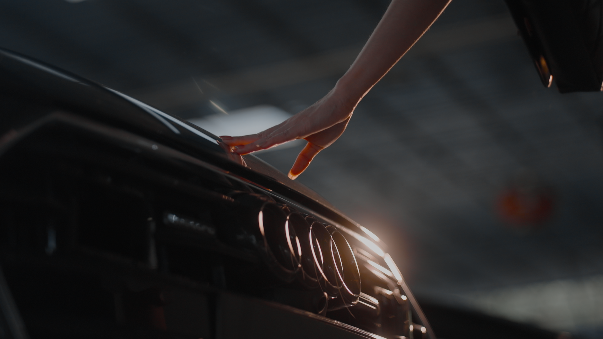 Shawn Liew Evercar Automotive branding film — hand on a car